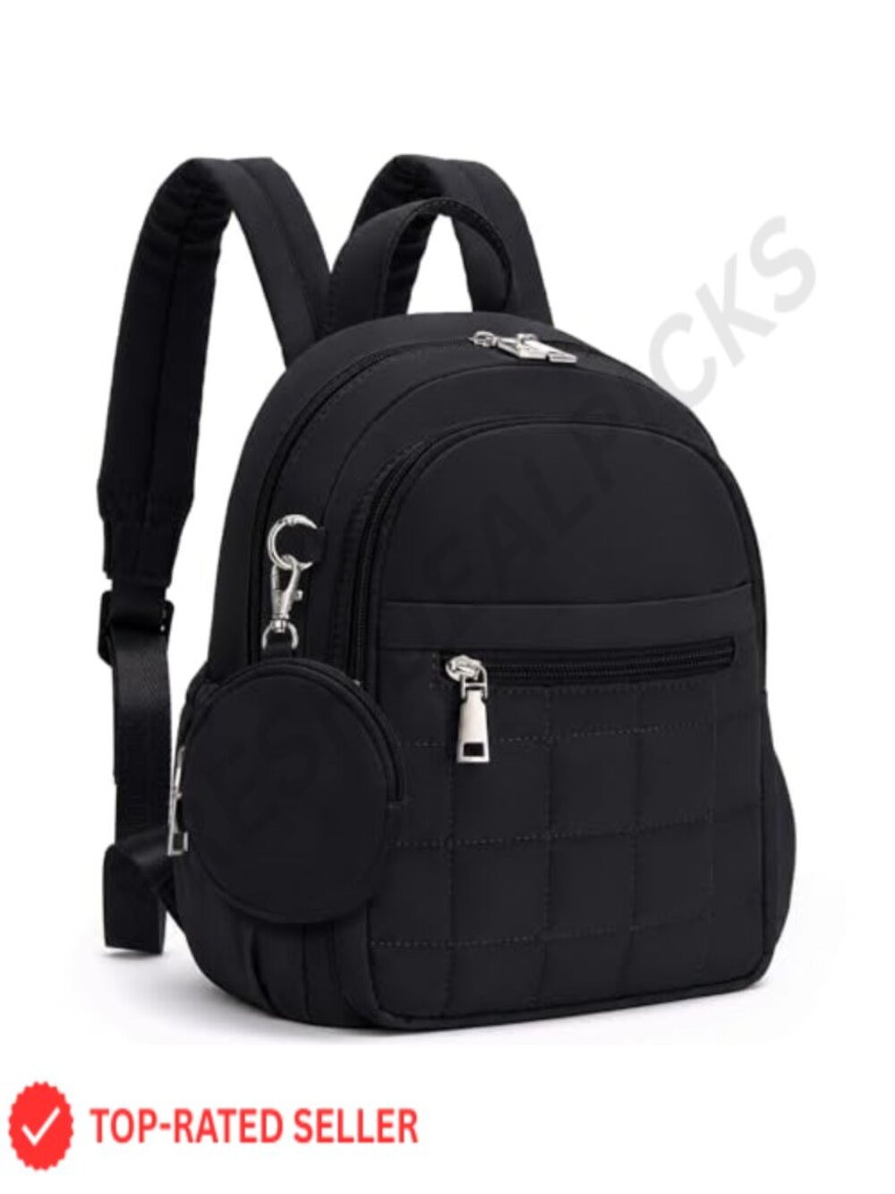 Anti-Theft RFID Blocking Mini Backpack Purse for Women Small Nylon Travel